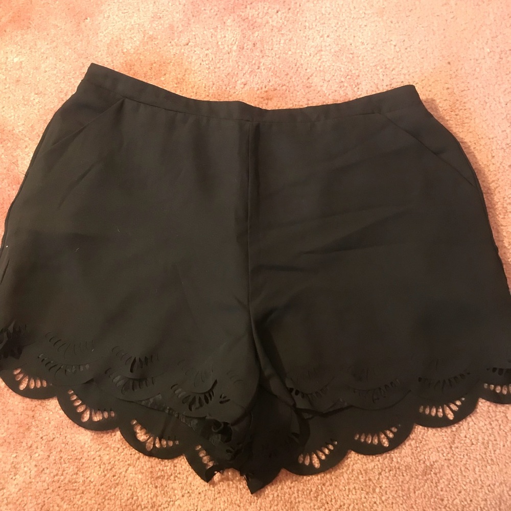 Black Shorts with detail